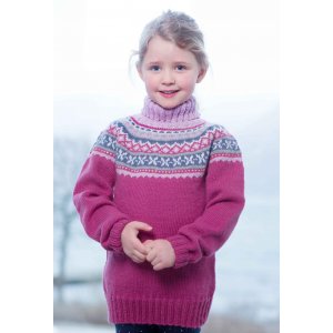 Strickanleitung - Kinderpullover mit Rundpasse Strickanleitung - Kinderpullover mit Rundpasse