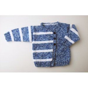 Strickmuster - Gestreifte Strickjacke, Pullover, Hose und Mäuse Strickmuster - Gestreifte Strickjacke, Pullover, Hose und Mäuse