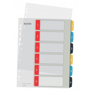 Ordnerregister PP A4+ - 1-6 Ordnerregister PP A4+ - 1-6