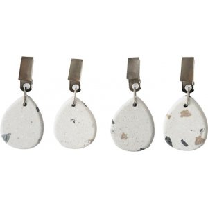 Tuchbeschwerer Drop Terrazzo 4er-Pack Tuchbeschwerer Drop Terrazzo 4er-Pack