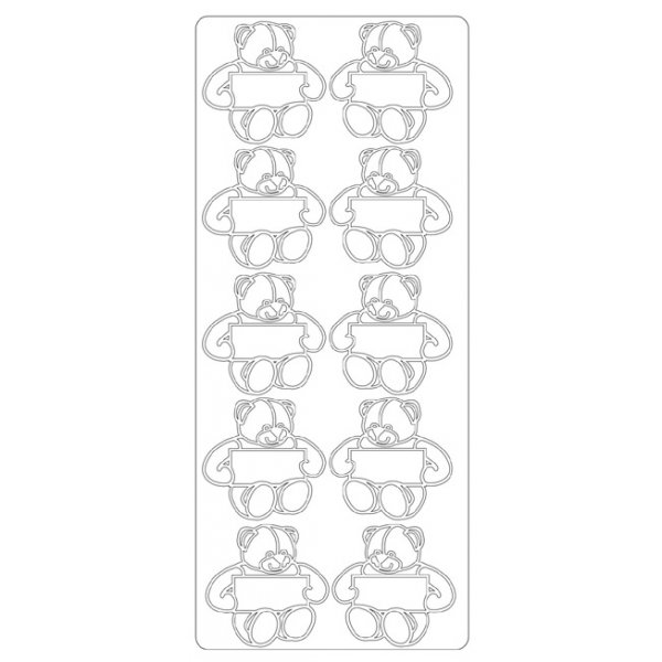 Peel-offs - Teddybren