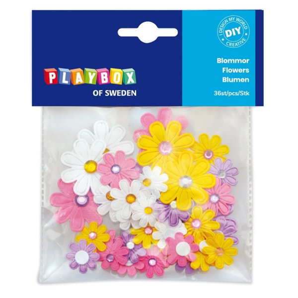 Blumen selbstklebend