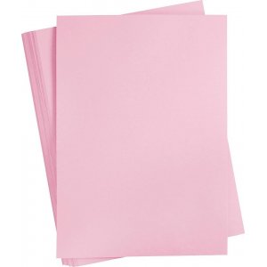 Farbiger Karton - hellrosa - A2 - 180 g - 100 Blatt Farbiger Karton - hellrosa - A2 - 180 g - 100 Blatt