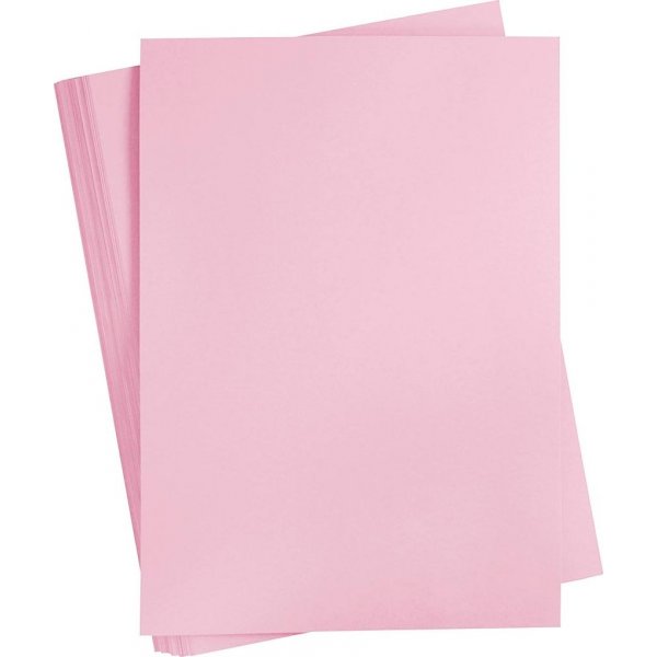 Farbiger Karton - hellrosa - A2 - 180 g - 100 Blatt