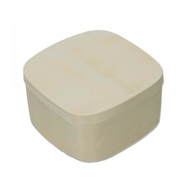 Sperrholzkiste 11,5 x 11,5 x H 6 cm - unbehandeltes Quadrat