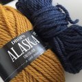Kundenbild DROPS Alaska Uni Color Garn - 50 g - Grau/Blau (37)