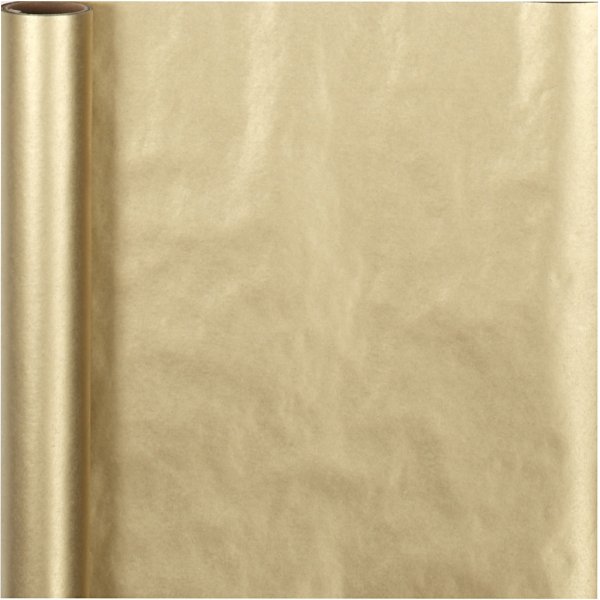 Geschenkpapier - Gold - 5 m