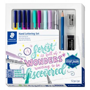 Handlettering-Set mit Triplus-Stiften und Zubeh�r - 12-teilig