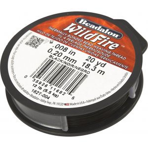 Schmuckfaden - Schwarz - 3 m Schmuckfaden - Schwarz - 3 m