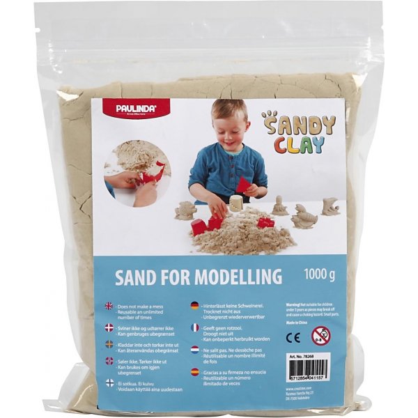 Sandy Clay - natrlich - 1 kg