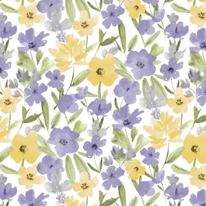 Wachstuch PVC Flower - Flieder Wachstuch PVC Flower - Flieder