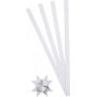Sternstreifen - wei - 4,5 cm - 100 Streifen