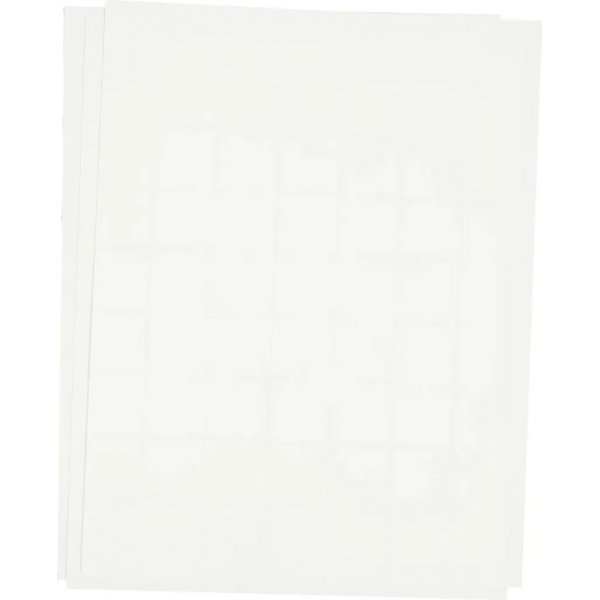 Transferfolie - wei - fr helle und dunkle Textilien - 3 Blatt