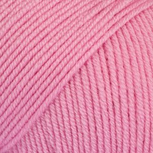 DROPS Baby Merino Uni Color Garn - 50 g - Rosa (07) DROPS Baby Merino Uni Color Garn - 50 g - Rosa (07)