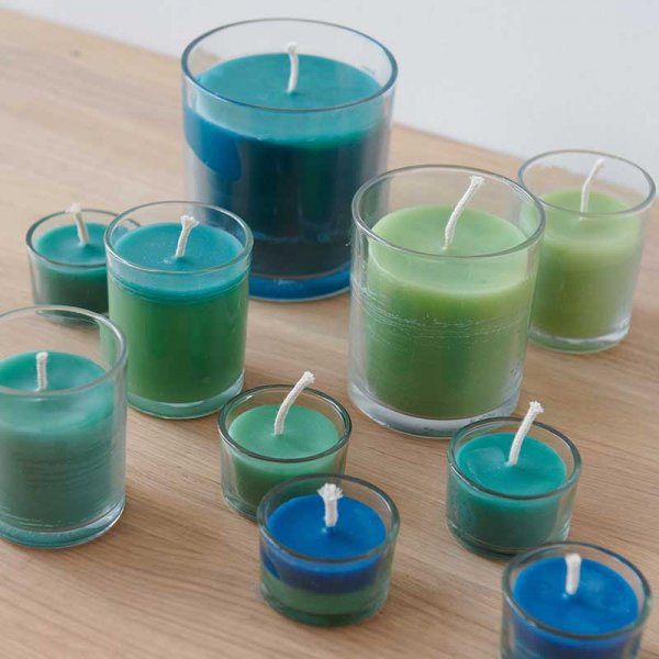 Kerzenglas - RICO Design - 6 Stk