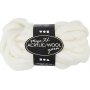XL-Acrylgarn mit Wolle - 300 g - gebrochenes Wei