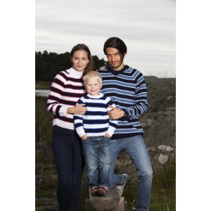 Strickmuster - Gestreifter Raglan Strickmuster - Gestreifter Raglan