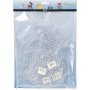 Perlenplttchen - klar - Teddybr - Auto - Rentier - Ente und Hase - JUMBO - 5 Stk