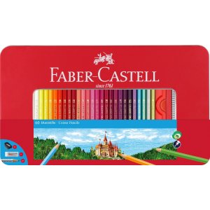 Buntstifte Hexagonal Castle Metalletui - 60 Farben Buntstifte Hexagonal Castle Metalletui - 60 Farben