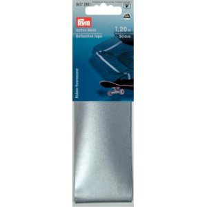 Reflektierendes Band 50mm zum Aufbügeln Reflektierendes Band 50mm zum Aufbügeln