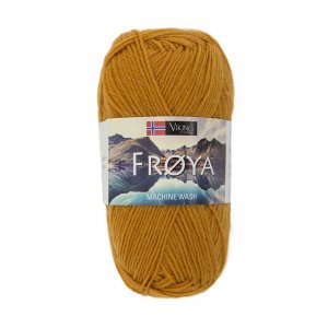 Wikingergarn Fröya 50g - Senfgelb (218) Wikingergarn Fröya 50g - Senfgelb (218)