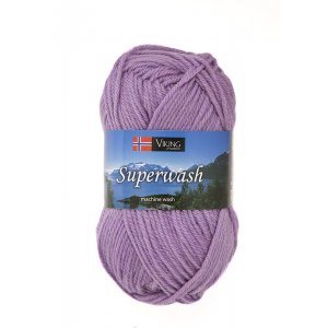 Viking Garn Superwash 50g - Helllila (177) Viking Garn Superwash 50g - Helllila (177)