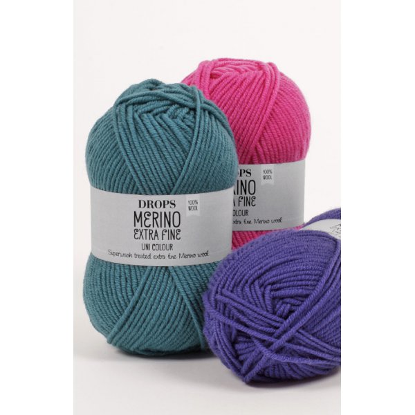 Drops Merino Extra Fine Garn - 50 g (ca. 30 verschiedene Farboptionen)