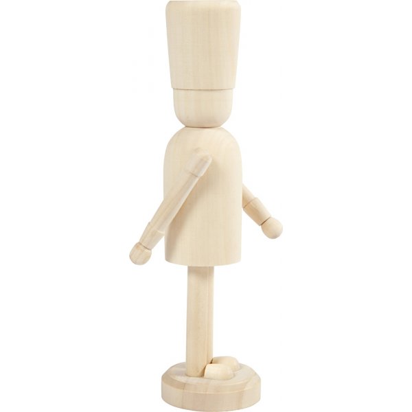 Figur mit Fu - Holz