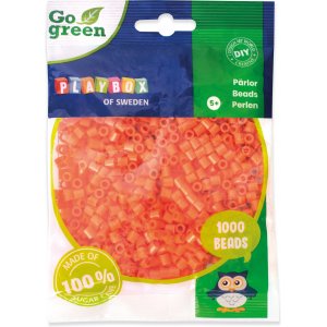 Röhrenperlen Go Green 1000 Stück Orange Röhrenperlen Go Green 1000 Stück Orange