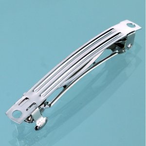 Haarspange 6 cm - Silber Haarspange 6 cm - Silber