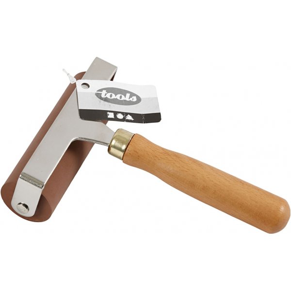 Gummiwalze/Linoleumwalze - 9,8 cm