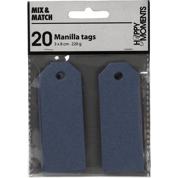 Manila-Marker - blau - 20 Stk