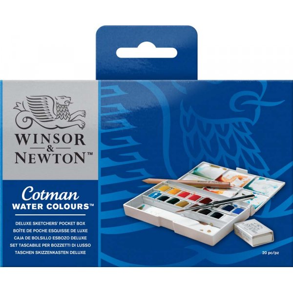 Aquarellfarbe W&N Cotman - Taschenset 16 Farben