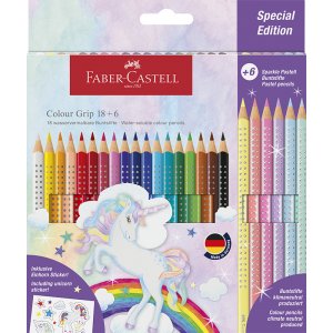 Farbstiftset - Faber-Castell - Redline CP Color Grip - Unicorn 18+6 Farbstiftset - Faber-Castell - Redline CP Color Grip - Unicorn 18+6
