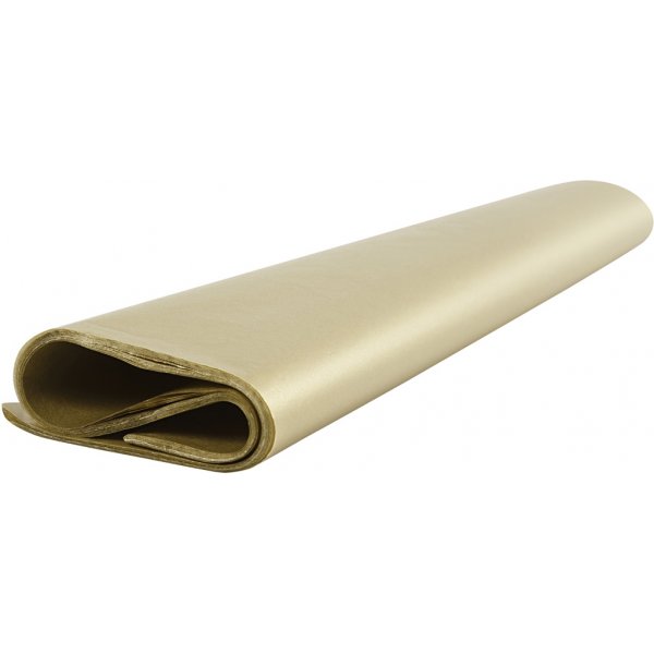Seidenpapier - Gold - 50 x 70 cm - 14 g - 25 Blatt