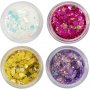 Glitzerknete, gemischte Farben 4x5 ml