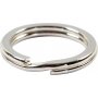Spaltring - versilbert - 15 Stk