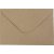 Recycelter Umschlag - Natur - 11,5 x 16 cm - 50 Stk
