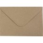 Recycelter Umschlag - Natur - 11,5 x 16 cm - 50 Stk