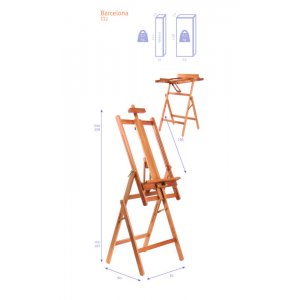 Staffelei - Studio H-Frame Nr. 32 - Barcelona - KIT Staffelei - Studio H-Frame Nr. 32 - Barcelona - KIT