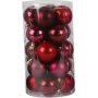 Christbaumkugeln - rote Harmonie - 6 cm - 20 Stk