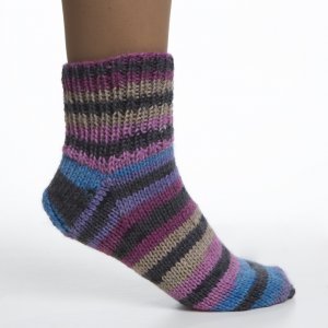 Wikingergarn Raggen 150g - Multi Pink/Beige/Türkis (766) Wikingergarn Raggen 150g - Multi Pink/Beige/Türkis (766)