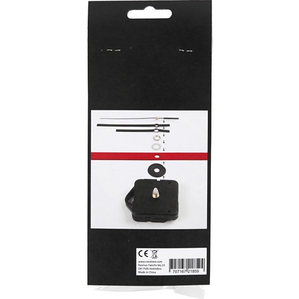 Uhrwerk - 10 mm - schwarz