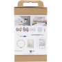 DIY Kit Punch Needle, Pastellfarben, Spiegel
