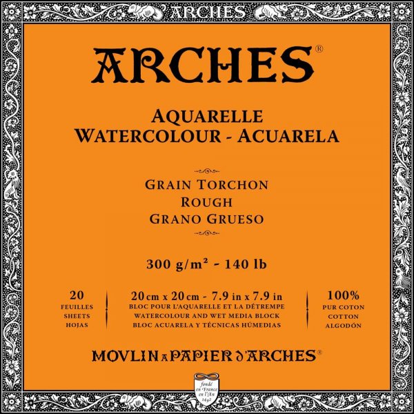 Aquarellblock Rough Grove Arches 300g