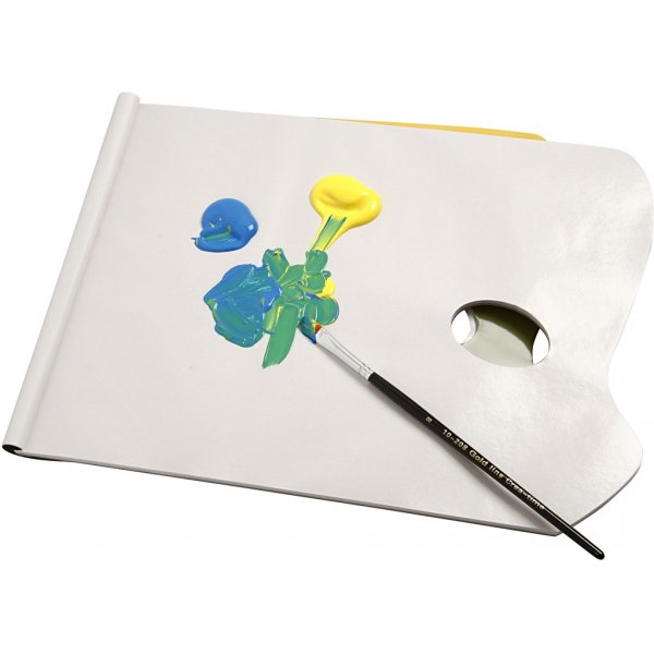 Einwegpalette - weiß - 31 x 23 cm - 40 Blatt Einwegpalette - weiß - 31 x 23 cm - 40 Blatt