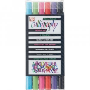 Kalligraphiestift ZIG TC-3100 - 6 Farben Kalligraphiestift ZIG TC-3100 - 6 Farben
