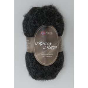 Wikingergarn Alpaka Maya 50g - Anthrazit (703) Wikingergarn Alpaka Maya 50g - Anthrazit (703)