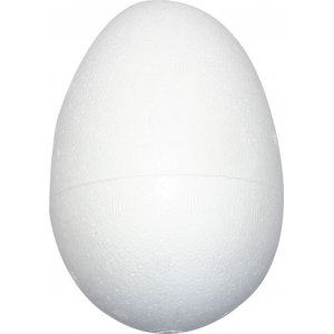 Frigolit-Eier - Weiß - H12 cm - 25 Stk Frigolit-Eier - Weiß - H12 cm - 25 Stk