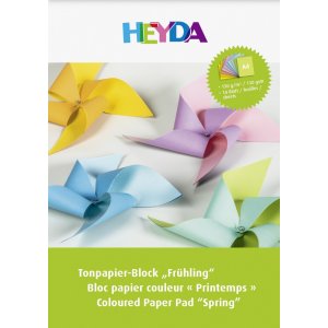 Block aus farbigem Papier A4 130 g - 10 Seiten Block aus farbigem Papier A4 130 g - 10 Seiten